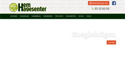 Desktop Screenshot of hemhagesenter.no